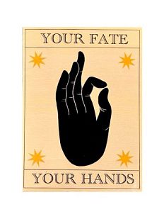 Открытка «Your fate your hands», А6