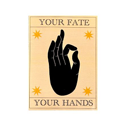 Открытка «Your fate your hands», А6
