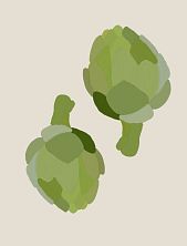 Постер интерьерный «Артишоки», А4