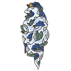Ёлочная игрушка из керамики «Змея (Символ 2025 года)», Partala ceramics