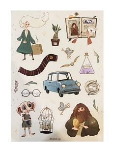 Стикерпак «Волшебники Гарри Поттера», А5