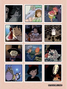 Стикерпак «Studio Ghibli»