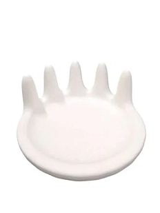 Подставка Адастра для украшений ручной работы «Ладошка», белая, гипс 11 х 11 см