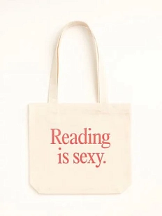 Сумка шоппер мини «Reading is sexy», белый