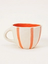 Чашка для чая ручной работы Полоски розовые, керамика, 250 мл, превью фото 1