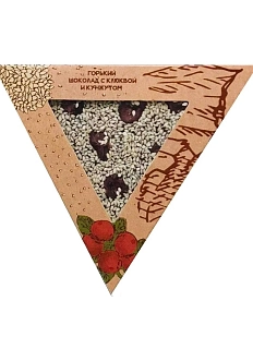 Шоколад горький с клюквой