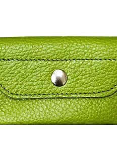 Кошелёк ручной работы, натуральная кожа, оливковый