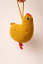 Вязаный брелок «Курочка», превью фото 1