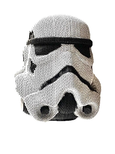 Собранный картонный бюст 3D «Штурмовик»