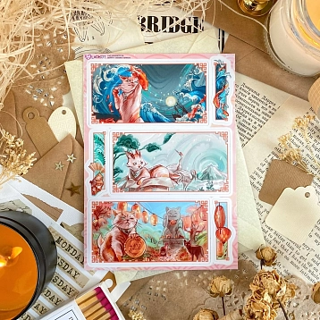 Стикерпак Лавкот «Боевые искусства», А6, фото 1.