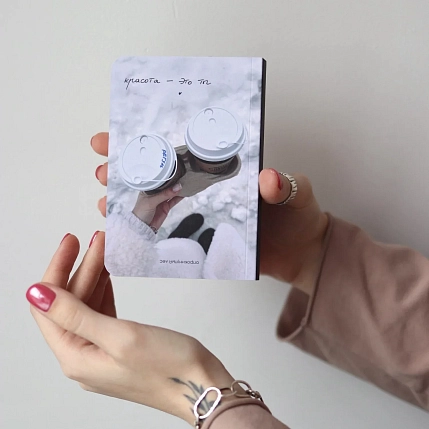 Блокнот «Красота» в точку, А6, 60 листов, коричневый, фото 5.