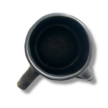 Кружка ручной работы Тата вытворяет/NF ceramics «Нос», чёрная матовая, 400 мл, фото 5.