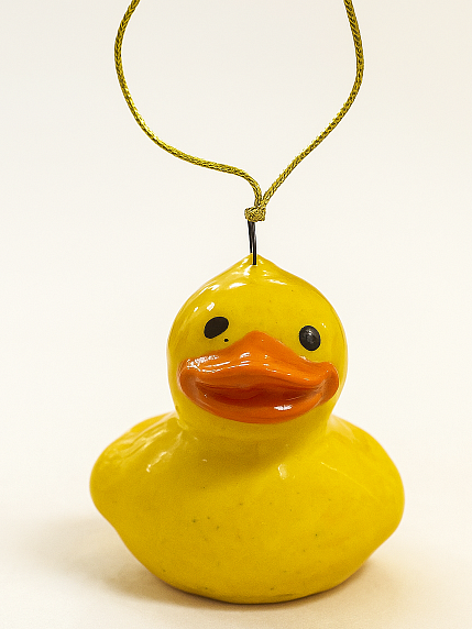 Ёлочная игрушка Утёнок, 4 см, фото 1.