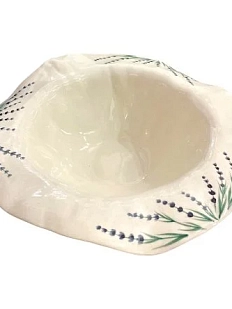 Тарелка ручной работы Верба керамика в форме шляпы, керамика