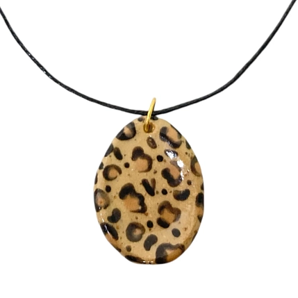 Подвеска ручной работы Бережно «‎Лео»‎‎, керамика, в ассортименте, фото 3.