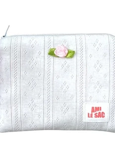 Мини-кошелёк ручной работы АМИ (Ami lé sac) , белый