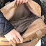 Сумка Ranzel Bags «Hunty Kraft», крафт, тайвек, бежевая, превью фото 5