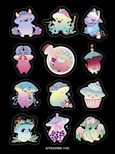 Стикерпак «Mushrooms»