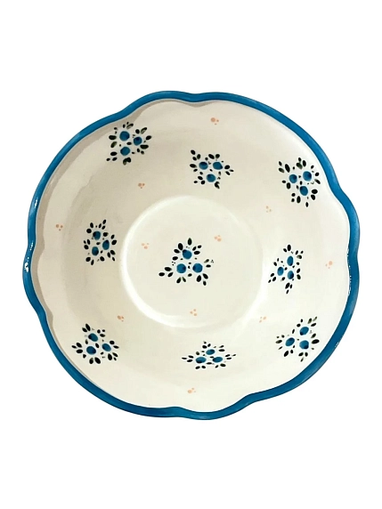 Пиала ручной работы Slowday Ceramics «Голубика», полуфарфор, 17 см, фото 1.