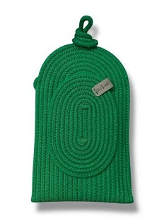 Сумка для телефона с карманом, зелёная