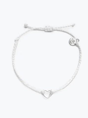 Браслет WAF WAF «Сердце», белый, фото 1.