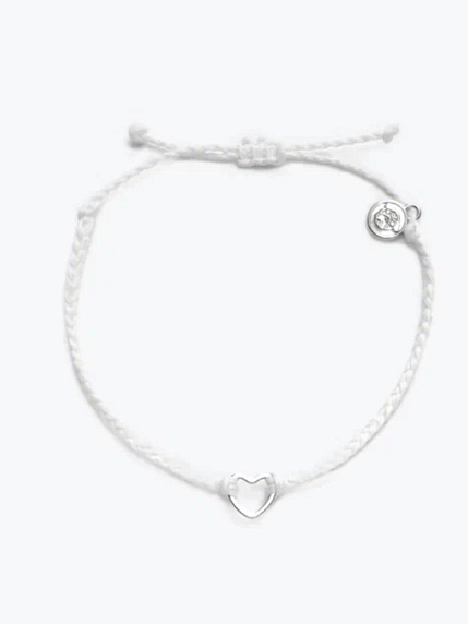 Браслет WAF WAF «Сердце», белый, фото 1.