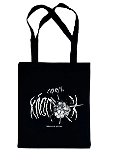 Сумка шоппер Barking store «100% хлопок», чёрный