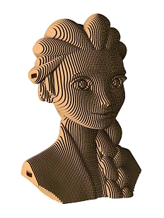 Картонный конструктор 3D «Эльза»