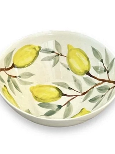 Миска-боул ручной работы Верба керамика «Лимоны», керамика, 450 мл