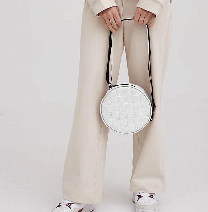 Сумка Ranzel Bags «Lima White», тайвек, белая, фото 4.