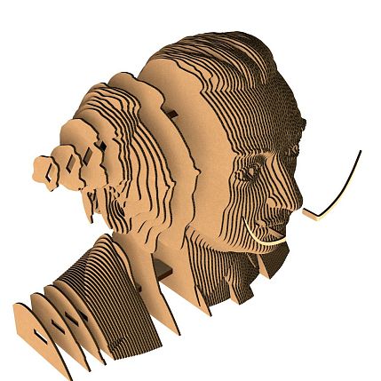 Картонный конструктор 3D «Сальвадор Дали», фото 3.