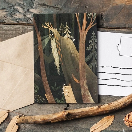 Открытка «Леший», Дворникова Александра, фото 3.