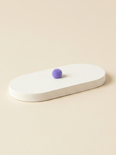 Крышка для интeрьерной свечи Tushite svet «Помпончик», гипс