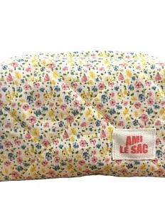 Косметичка ручной работы АМИ (Ami lé sac) «Bebesss», мелкий цветочек