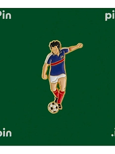 Металлический значок Heart of Moscow «Футболист. Франция» серия World XI