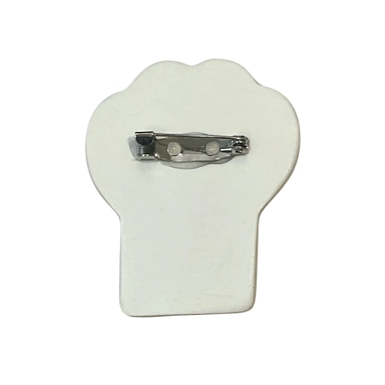 Брошь ручной работы Ceramission «Лапка», керамика, фото 2.