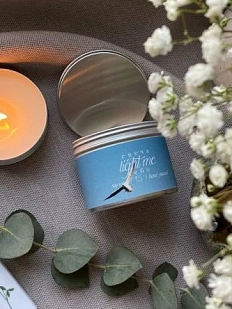 Свеча ручной работы «Небо», 100 г