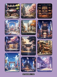 Стикерпак «Japan Street #2»