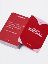 Настольная разговорная игра для пар Flawsome «Love Menu», 50 вопросов о любви