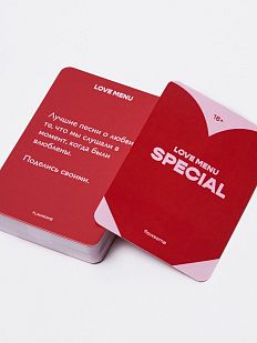 Настольная разговорная игра для пар Flawsome «Love Menu», 50 вопросов о любви