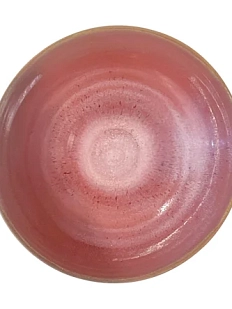 Глубокая тарелка Августа с ягодной глазурью, керамика