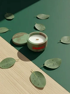 Cвеча «Банька», соевый воск, 50 мл