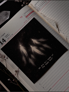 Открытка Лемниската «The same dust», 10 х 10 см