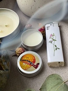 Твердые духи ручной работы «Табак и Цитрус», 10 г