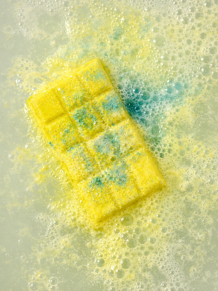 Бомбочка для ванны «Плитка шоколада», банановый сорбет, фото 2.