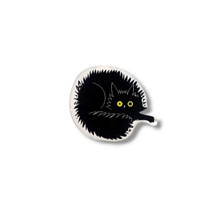 3Д Стикер на телефон Подписные изделия «Тревожный котик Тучка», объёмный, фото 1.