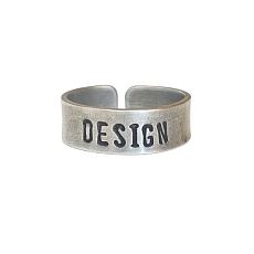 Кольцо металлическое «Design» 18/19