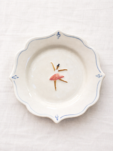 Тарелка ручной работы «Балерина»