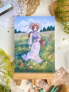 Открытка Лавкот «Прогулка», А6