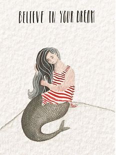 Открытка «Believe in your dream»